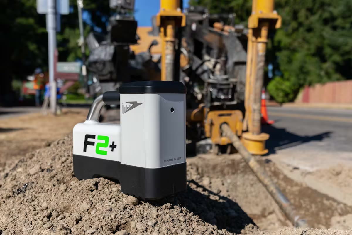 Локатор DigiTrak F2+ на площадке ГНБ